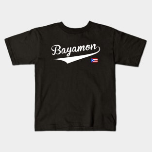 Bayamon Puerto Rico Proud Puerto Rican Baseball Kids T-Shirt